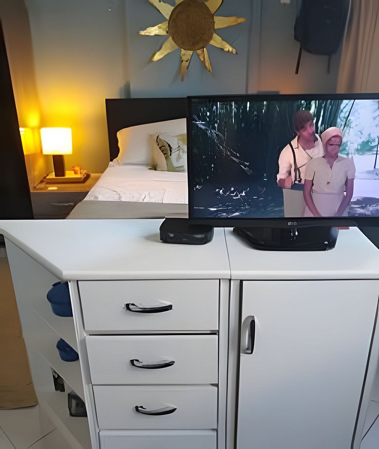 Loft conforto com praça na frente !