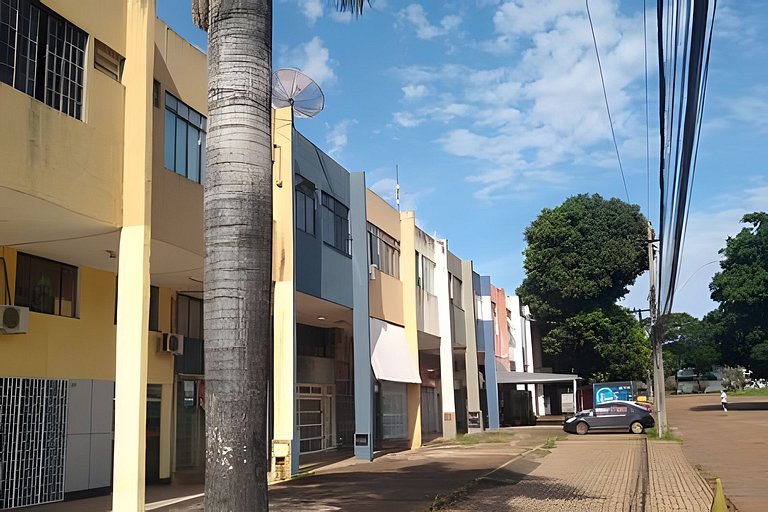 Vista p/parque, perto de tudo. Apto inteiro (loft)